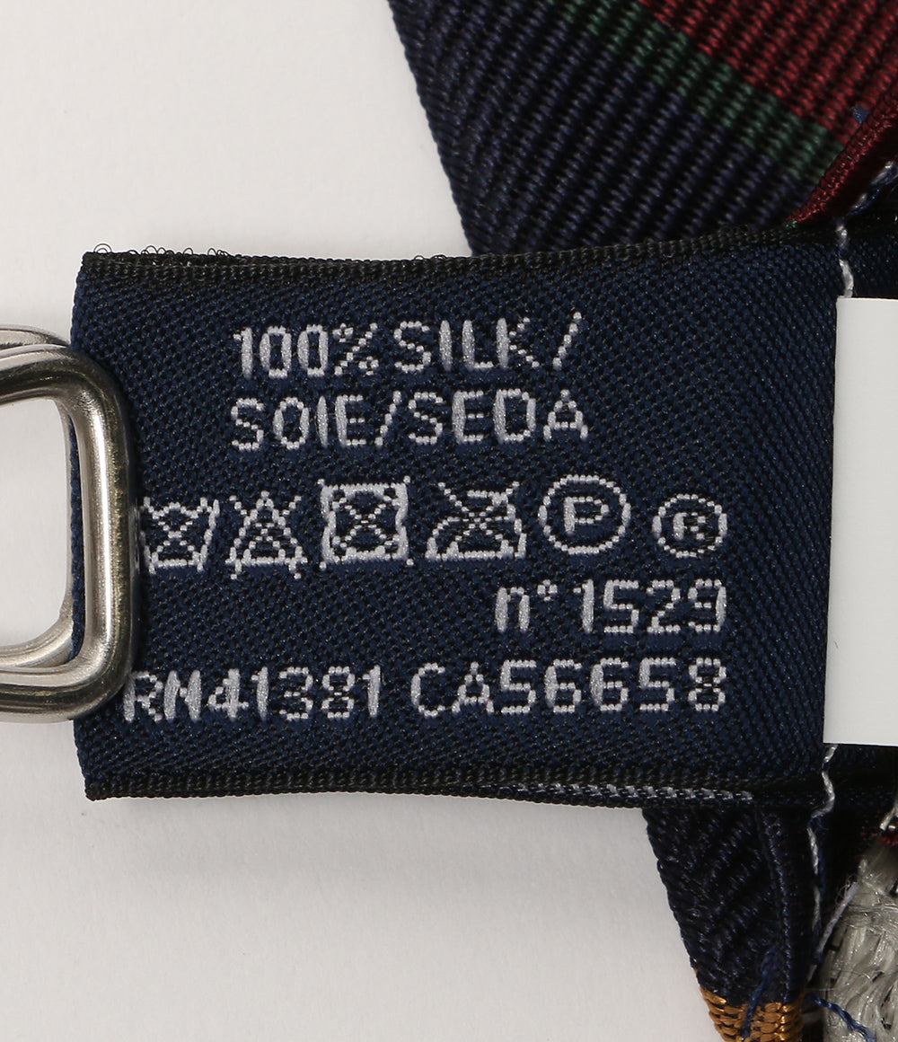 美品 POLO RALPH LAUREN ネクタイ ヴィンテージインスパイアード ストライプド POLOロゴ メンズ ポロ・ラルフローレン