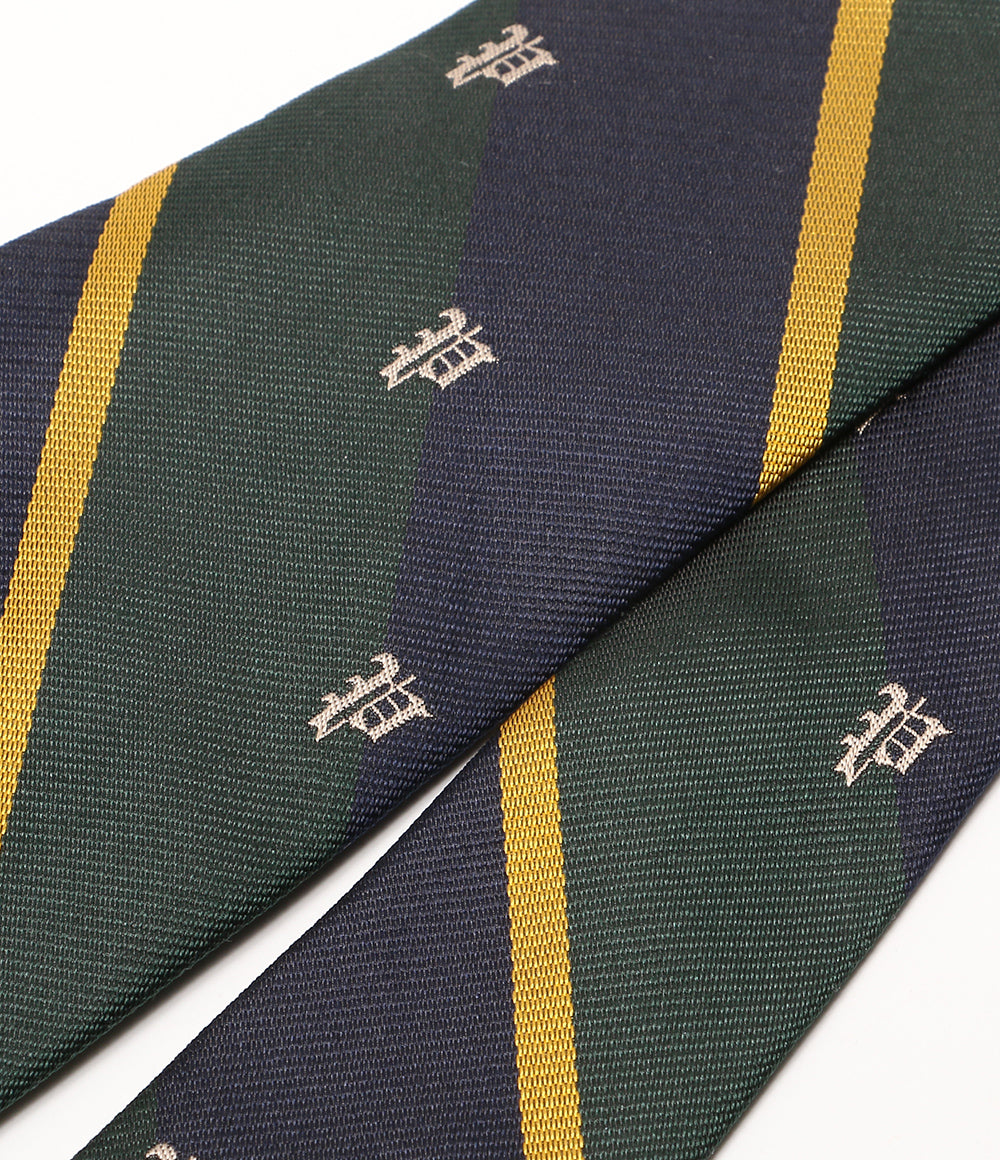 美品 POLO RALPH LAUREN ネクタイ ヴィンテージインスパイアード ストライプド Pロゴ メンズ ポロ・ラルフローレン