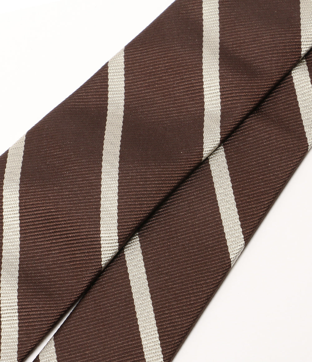 美品 POLO RALPH LAUREN ネクタイ ヴィンテージインスパイアード ストライプ ブラウン メンズ ポロ・ラルフローレン