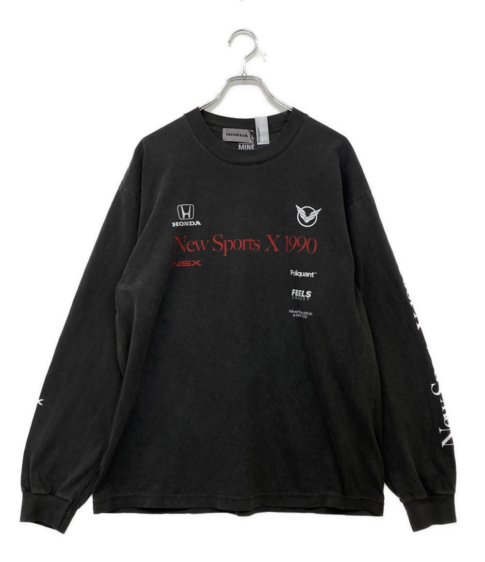 Poliquant×HONDA ポリクアント ホンダ 長袖Ｔシャツ THE NEW SPORTS X 1990 L S TEE メンズ SIZE 3
