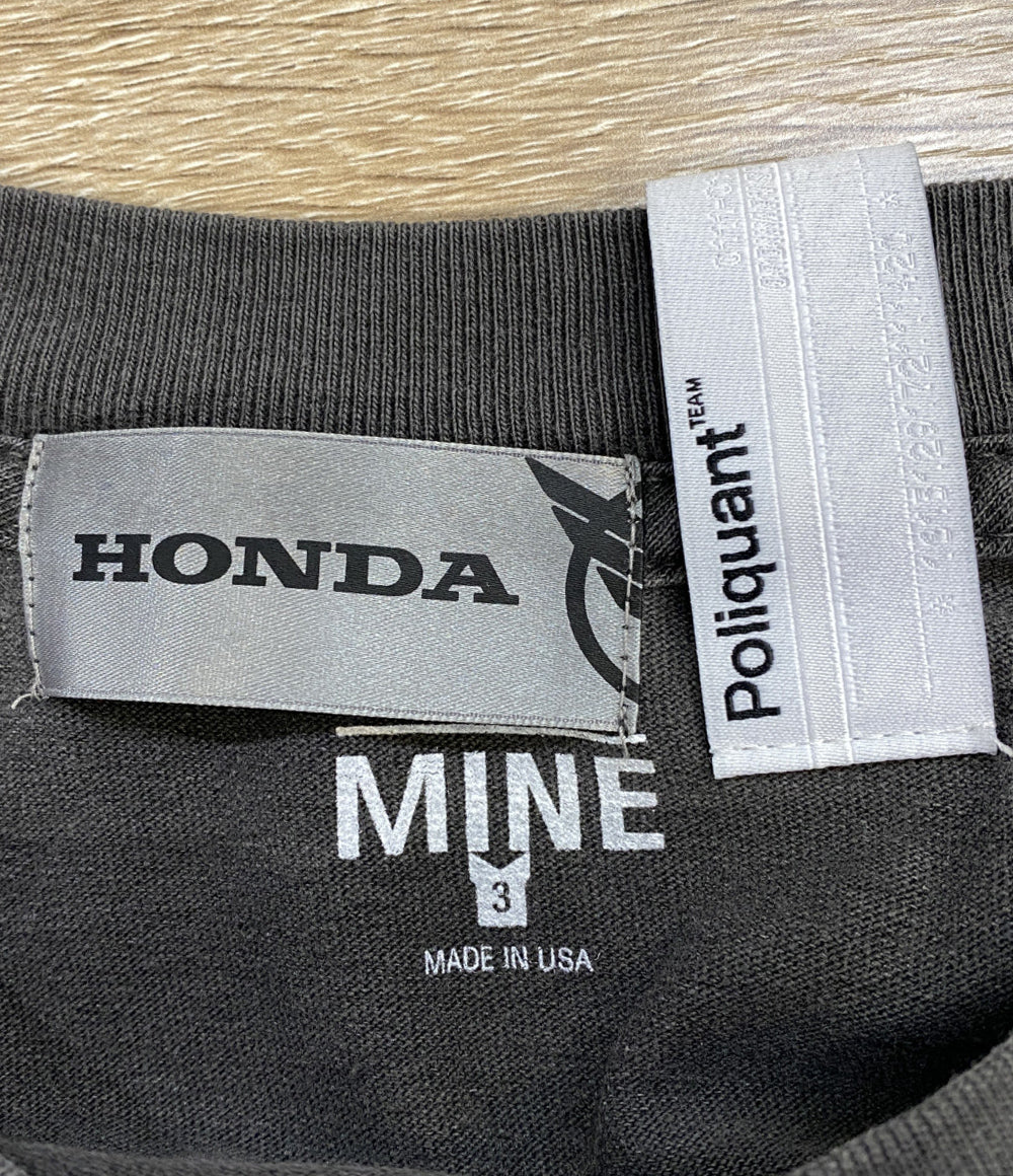 Poliquant×HONDA ポリクアント ホンダ 長袖Ｔシャツ THE NEW SPORTS X 1990 L S TEE メンズ SIZE 3