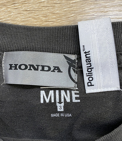 Poliquant×HONDA ポリクアント ホンダ 長袖Ｔシャツ THE NEW SPORTS X 1990 L S TEE メンズ SIZE 3