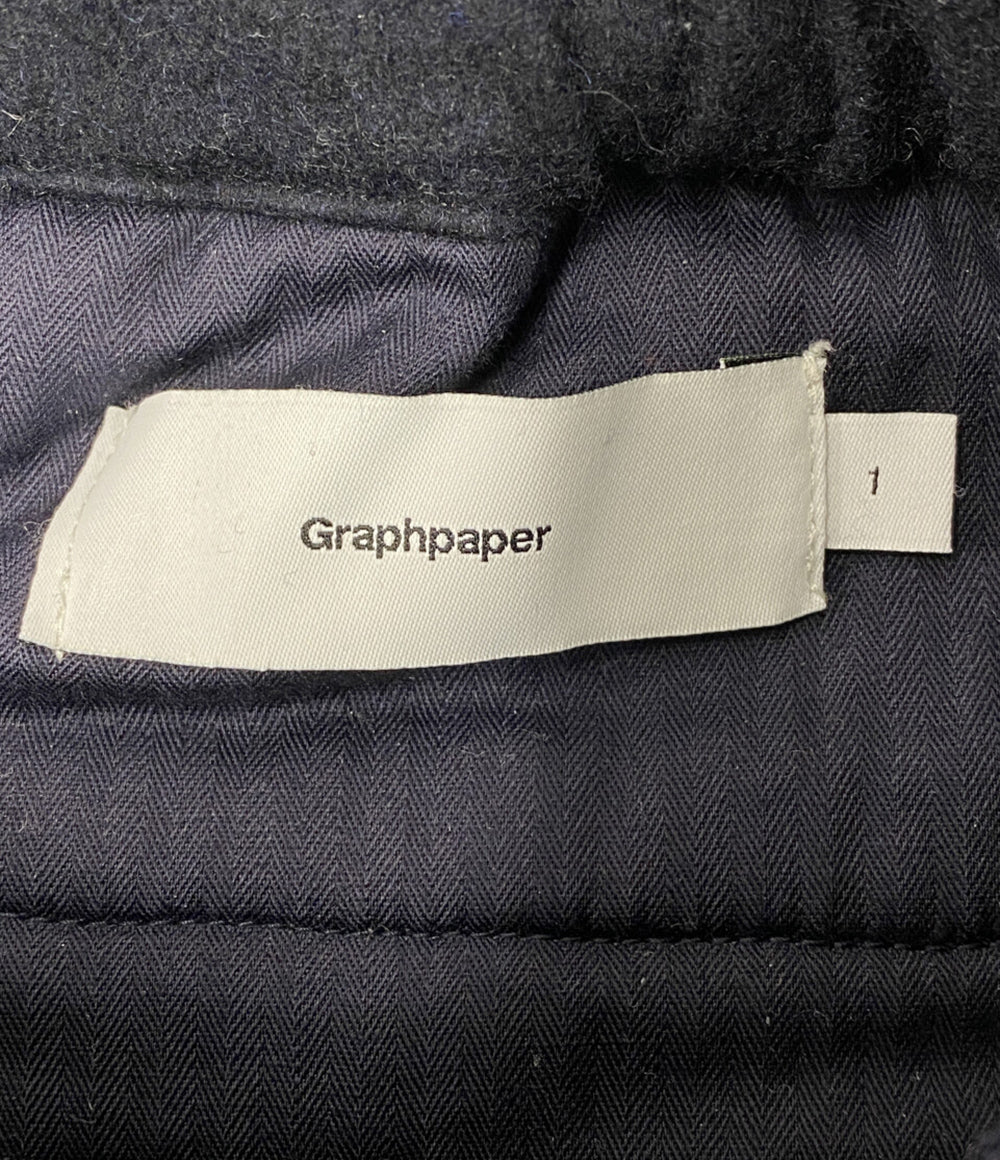 Graphpaper グラフペーパー ワイドパンツ ネイビー GPW16-LPT02 メンズ SIZE 1