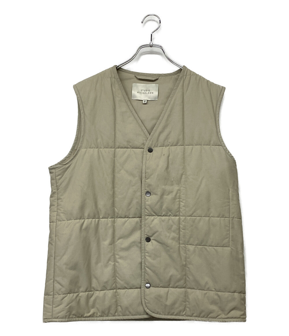 STUDIO NICHOLSON 中綿ベスト SNM-770 TEO ECODOWN TECH COTTON メンズ