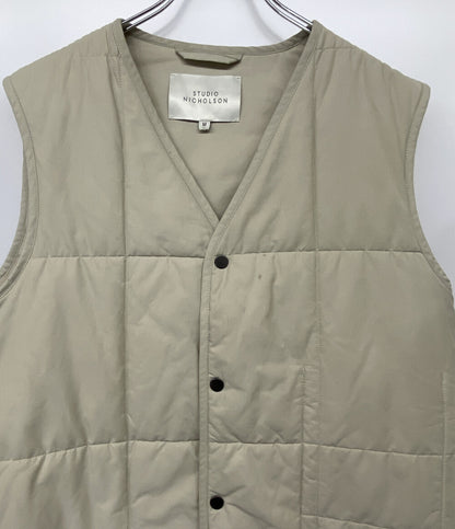 STUDIO NICHOLSON 中綿ベスト SNM-770 TEO ECODOWN TECH COTTON メンズ SIZE M スタジオニコルソン