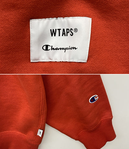 Champion×WTAPS ダブルタップス スウェット ACADEMY CREW オレンジ C8-Z018 メンズ SIZE XL チャンピオン