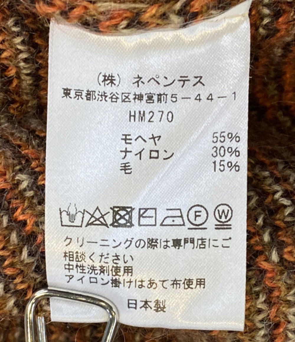 NEEDLES モヘヤカーディガン 総柄 HM270 メンズ SIZE XL ニードルズ