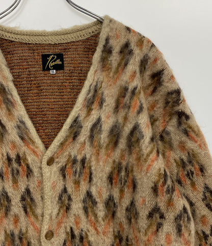 NEEDLES モヘヤカーディガン 総柄 HM270 メンズ SIZE XL ニードルズ