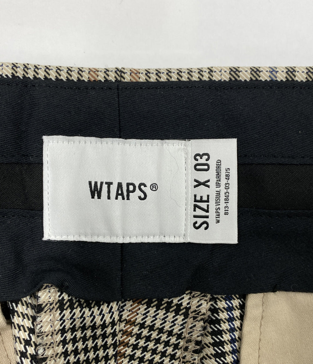 WTAPS パンツ チェック メンズ SIZE 03 ダブルタップス – Rehello by