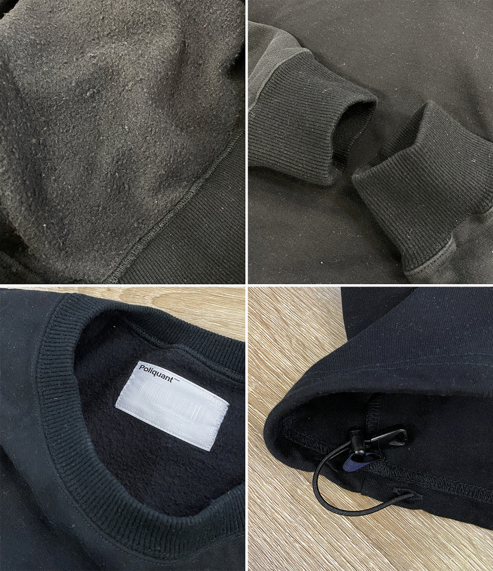 Poliquant ポリクアント レイヤード風スウェット THE LAYERED L S SWEATSHIRT メンズ SIZE 3