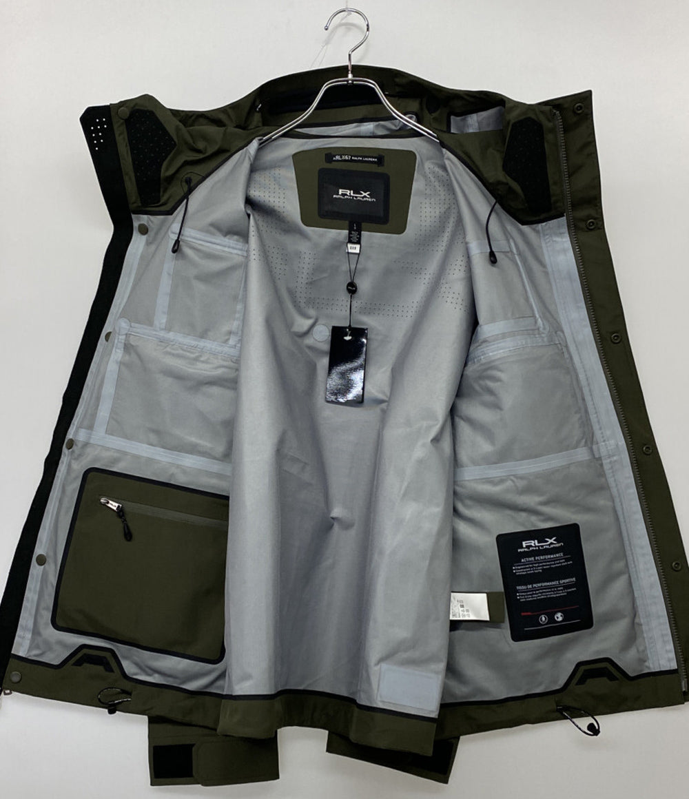 美品 RLX Ralph Lauren マウンテンパーカー Water-Repellent Wading Jacket Olive メンズ SIZE L アールエルエックス ラルフローレン