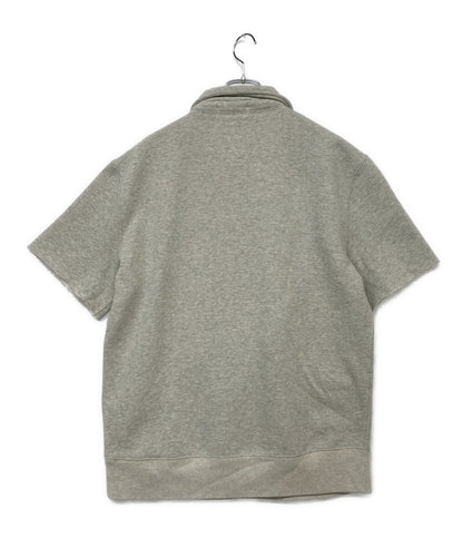美品 POLO RALPH LAUREN 半袖スウェット USA FLEECE SHORT SLEEVE SWEAT GRAY メンズ SIZE L ポロ・ラルフローレン