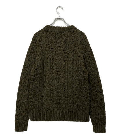 RRL RALPH LAUREN 丸首ニット セーター オールド フィッシャーマン メンズ SIZE M ダブルアールエル