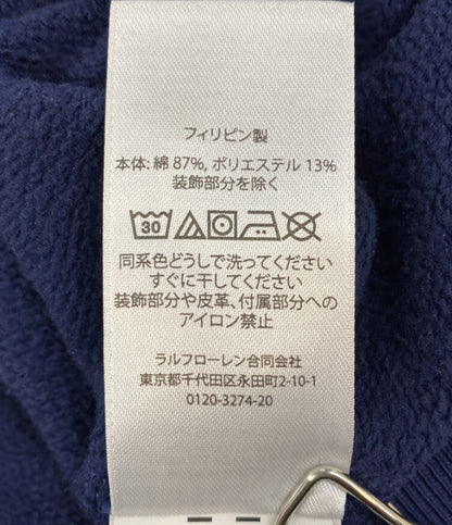 美品 POLO RALPH LAUREN スウェット VINTAGE FIT FLEECE GRAPHIC SWEAT NVY メンズ SIZE L ポロ・ラルフローレン