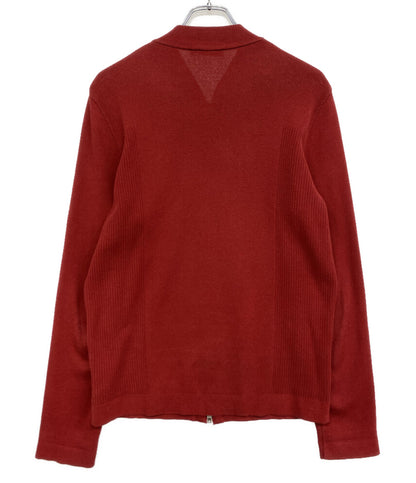 ZANONE カーディガン フルジップ レッド イタリア製 116-91-0050 メンズ SIZE 48 ザノーネ