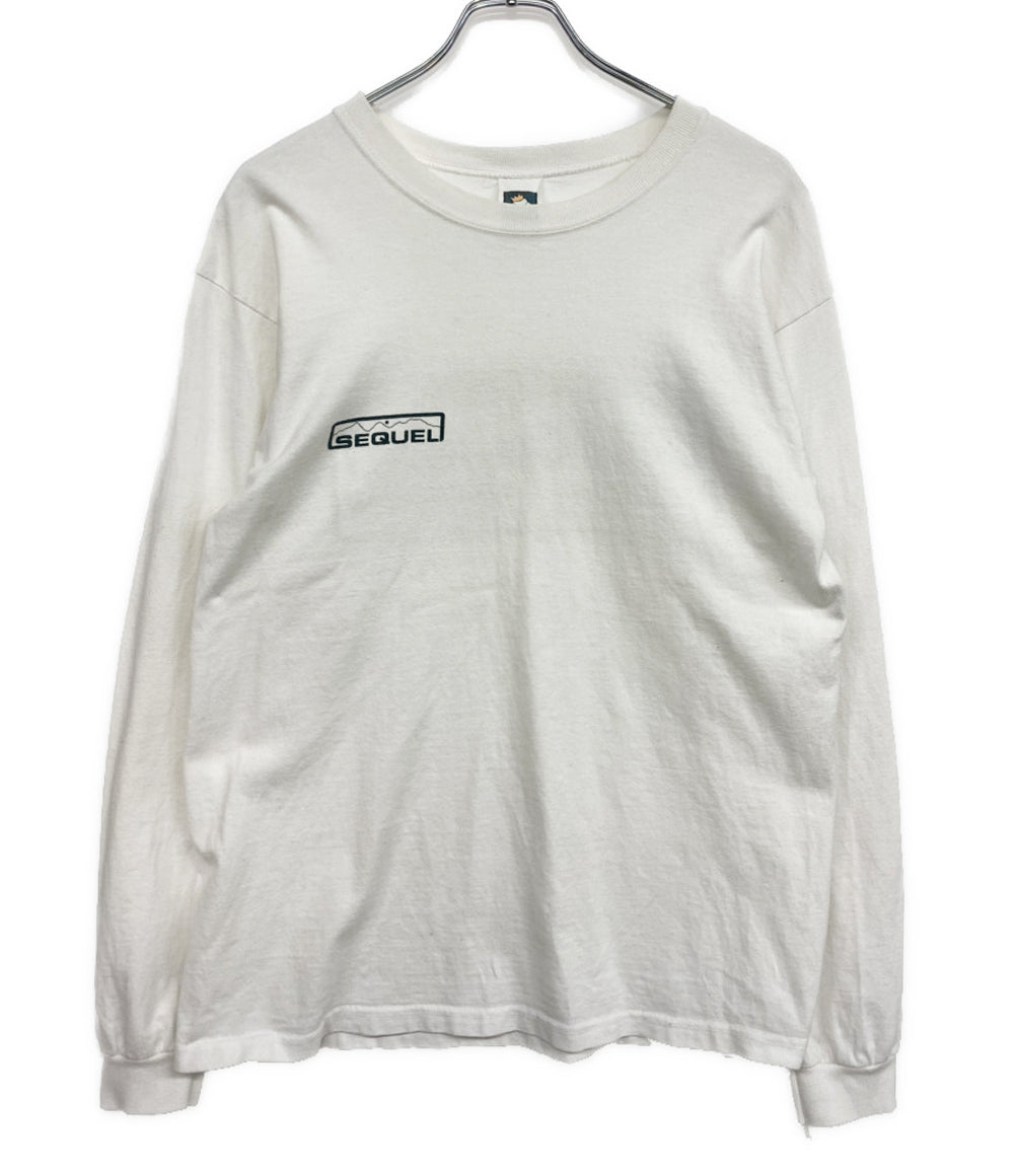 SEQUEL OUTDOOR CLOTHING シークエル 長袖Ｔシャツ VINTAGE オールドモデル ホワイト 00s メンズ SIZE M