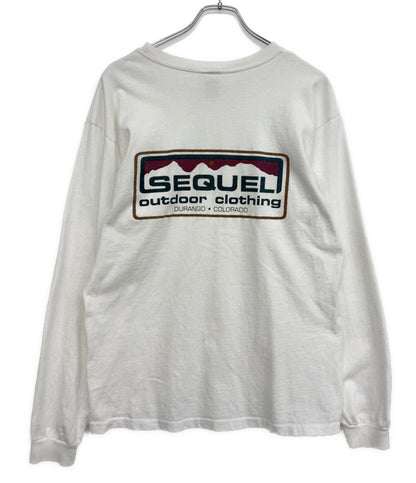 SEQUEL OUTDOOR CLOTHING シークエル 長袖Ｔシャツ VINTAGE オールドモデル ホワイト 00s メンズ SIZE M
