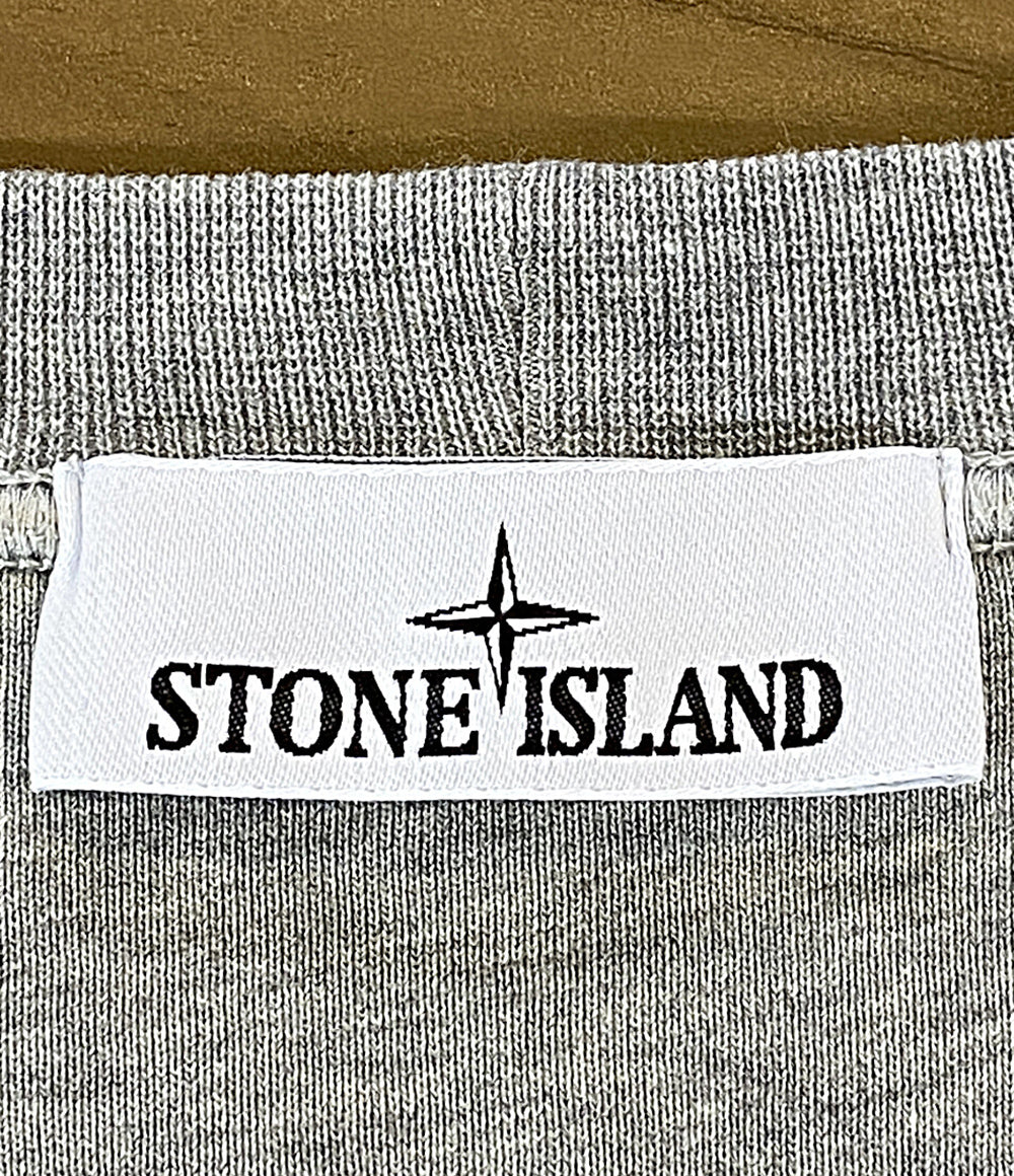 美品 STONE ISLAND スウェット gray 101563051 メンズ SIZE XXL ストーンアイランド