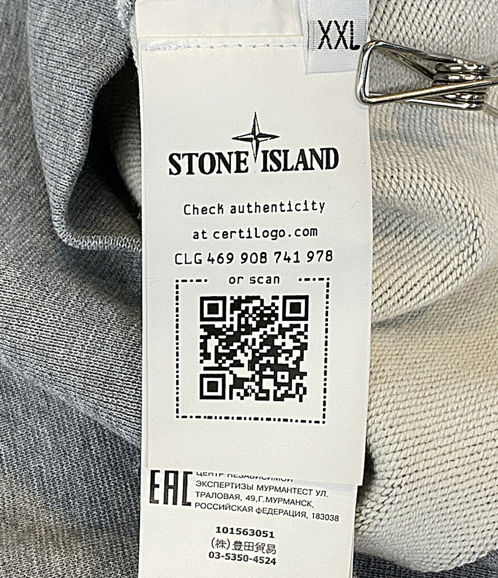 美品 STONE ISLAND スウェット gray 101563051 メンズ SIZE XXL ストーンアイランド