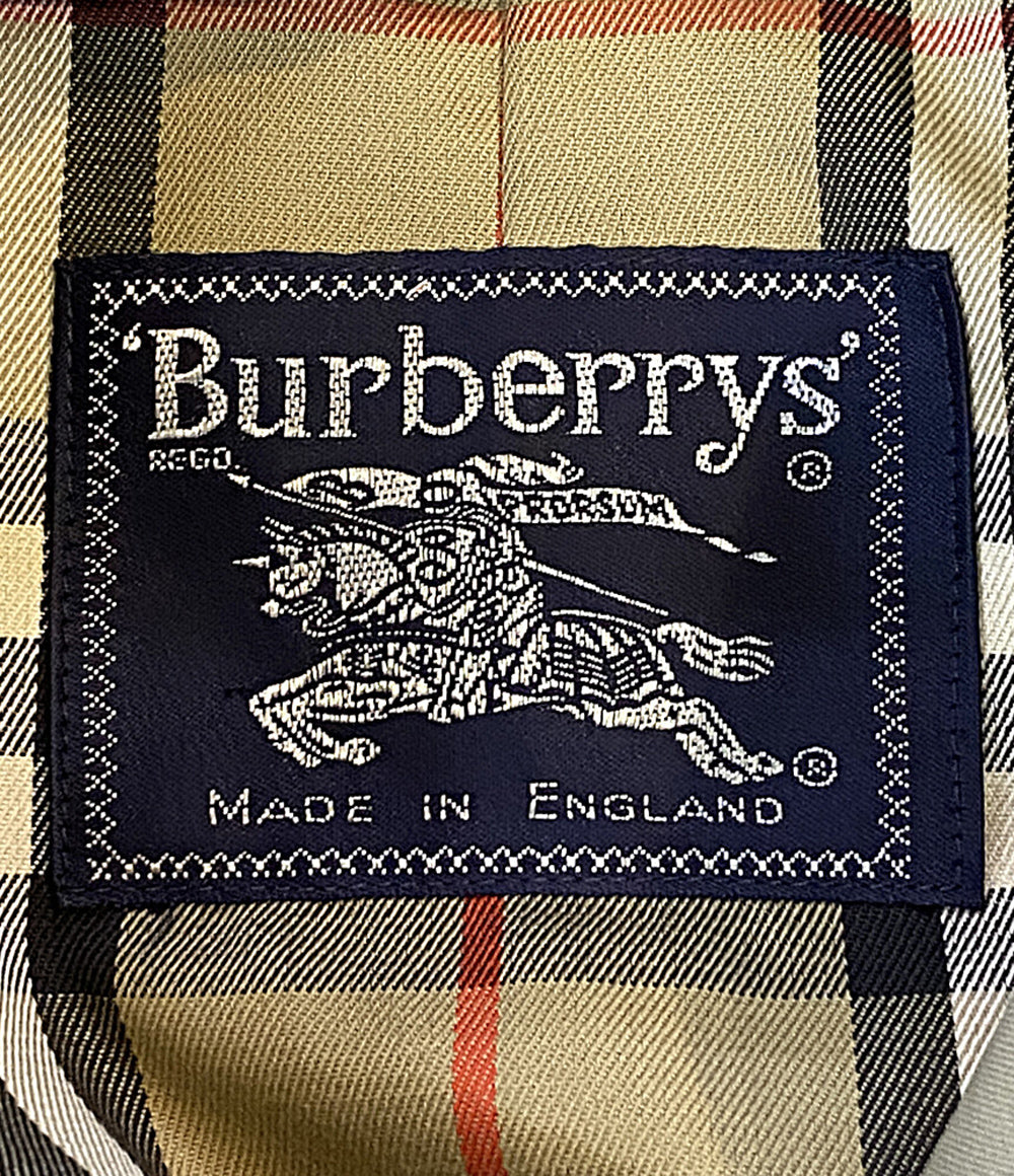 美品 Burberrys 英国製 トレンチ 10P 旧ロゴ Burberrys/バーバリーズ】 TRENCH COAT/1990年製造/MADE IN ENGLAND