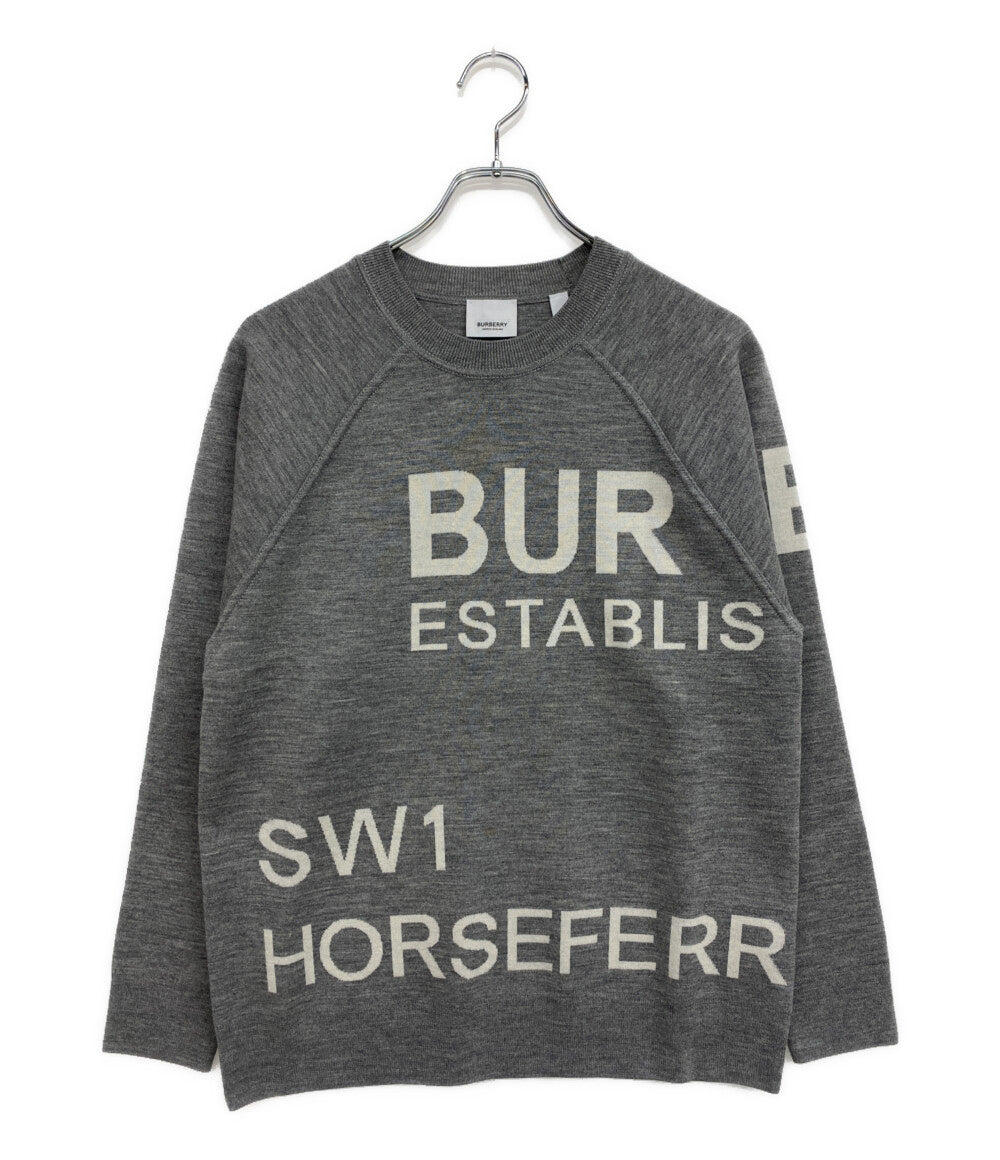 BURBERRY バーバリー ニット アイコンストライプ セーター BURBERRY ニット アイコンストライプパネルセーター メンズ SIZE M