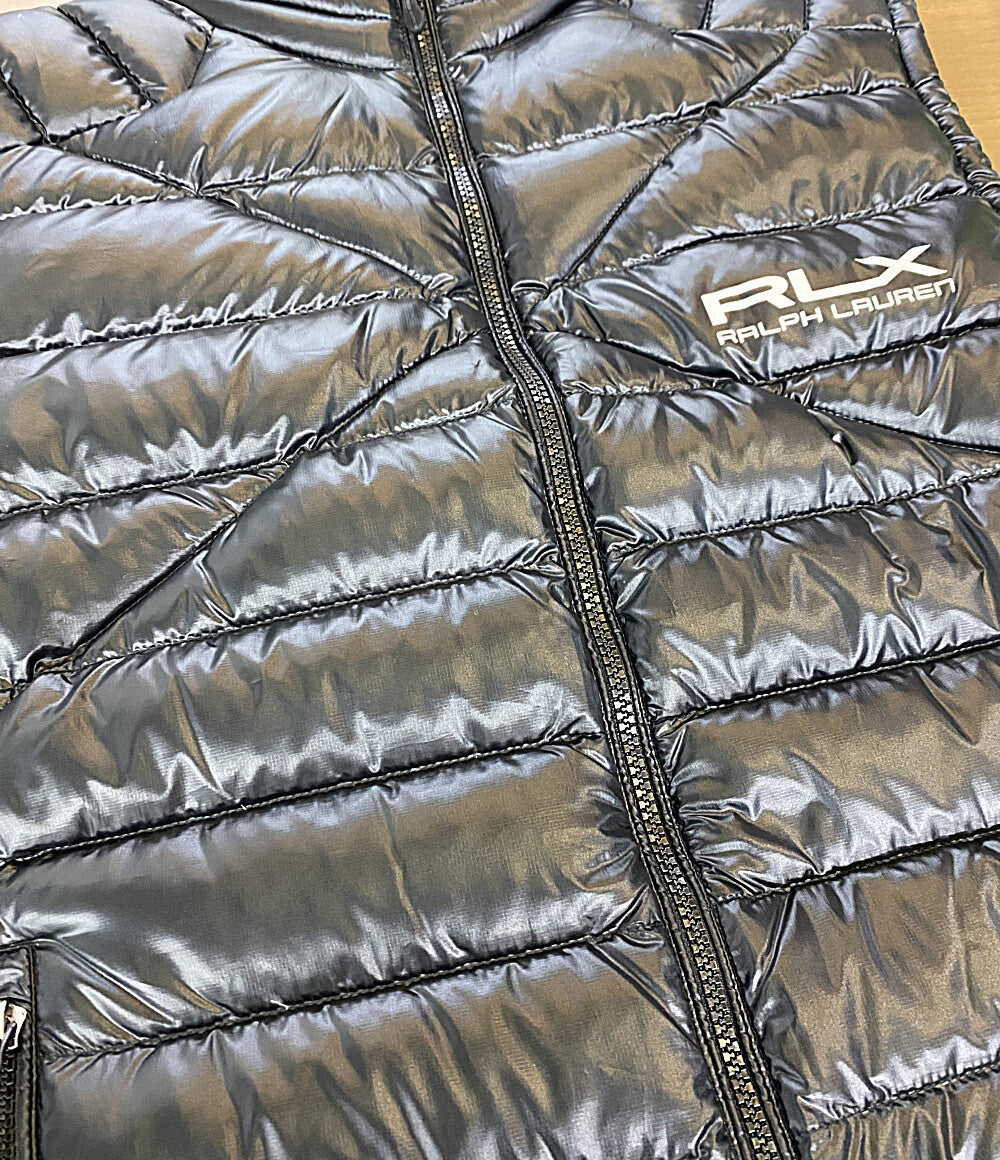 美品 RLX RALPH LAUREN ダウンベスト WATER-REPELLENT DOWN VEST BLK 784912029001 メンズ SIZE L アールエルエックス ラルフローレン