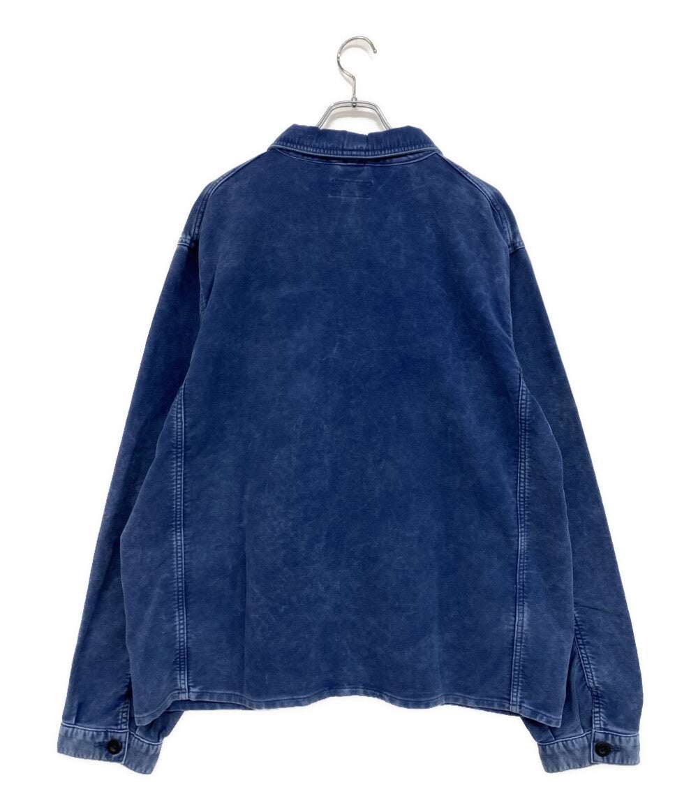 美品 POLO RALPH LAUREN カバーオール MOLESKIN UTILITY JACKET NAVY メンズ SIZE L ポロ・ラルフローレン