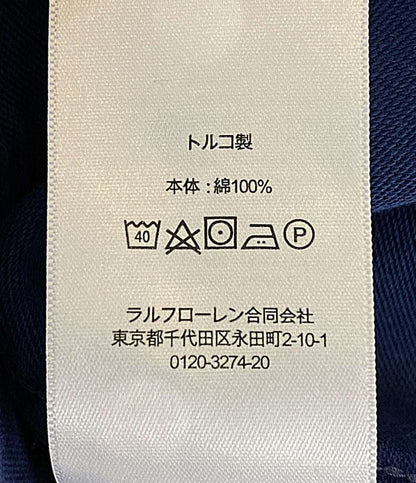 美品 POLO RALPH LAUREN カバーオール MOLESKIN UTILITY JACKET NAVY メンズ SIZE L ポロ・ラルフローレン