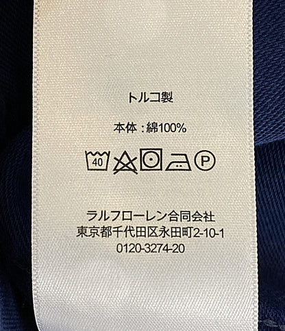 美品 POLO RALPH LAUREN カバーオール MOLESKIN UTILITY JACKET NAVY メンズ SIZE L ポロ・ラルフローレン