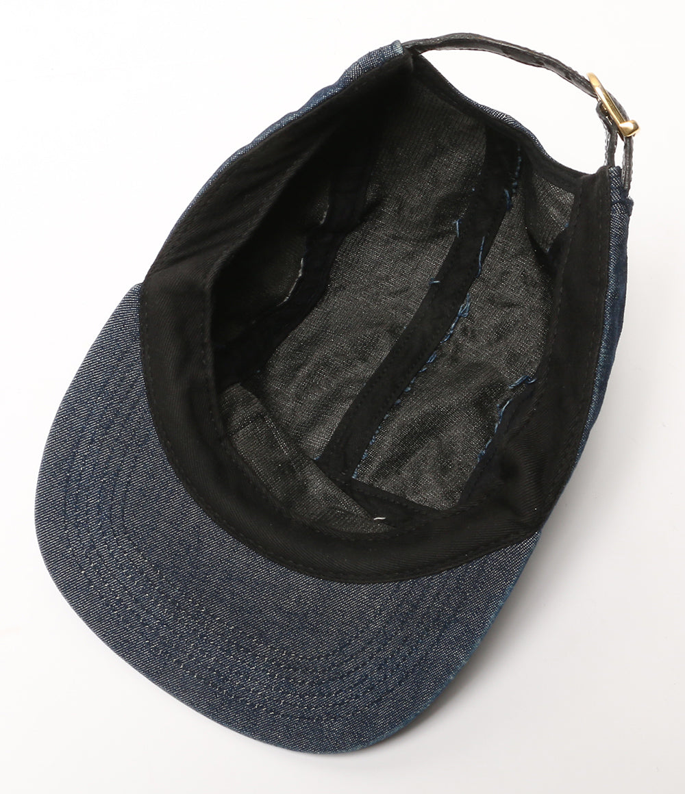 Supreme キャップ Croc Strap Camp Cap インディゴ アイレット メンズ