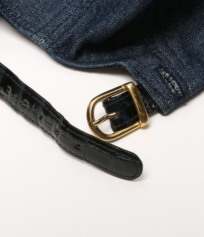 Supreme キャップ Croc Strap Camp Cap インディゴ アイレット メンズ SIZE - シュプリーム