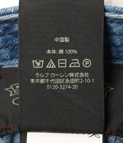 RRL RALPH LAUREN キャップ DENIM SERVICE CAP MILITARY メンズ SIZE L ダブルアールエル