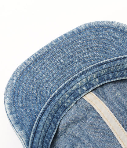 RRL RALPH LAUREN キャップ DENIM SERVICE CAP MILITARY メンズ SIZE L ダブルアールエル