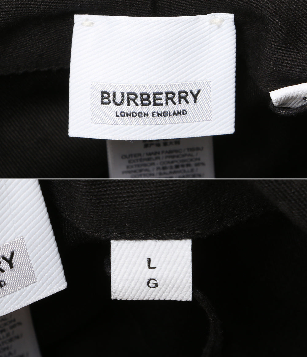 美品 BURBERRY ハット Archway Logo Applique Bucket Hat レディース SIZE L バーバリー