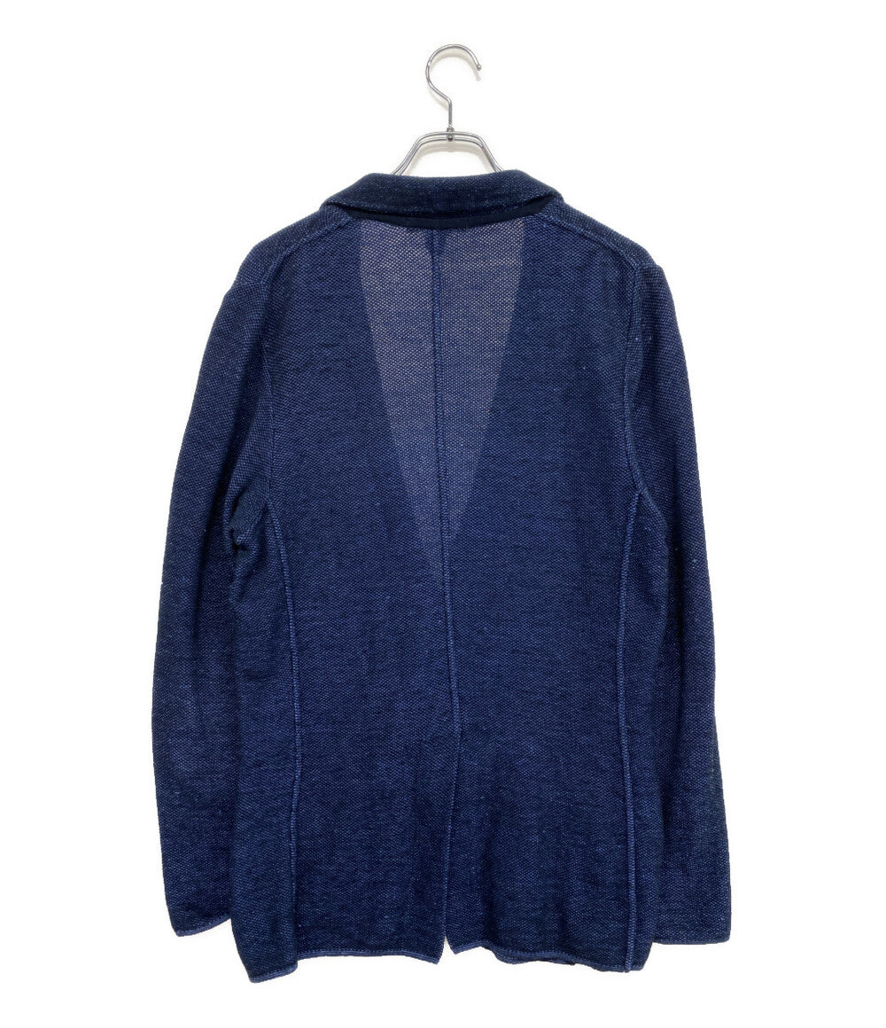 LARDINI テーラードジャケット ブルー コットンリネン JK.530 メンズ