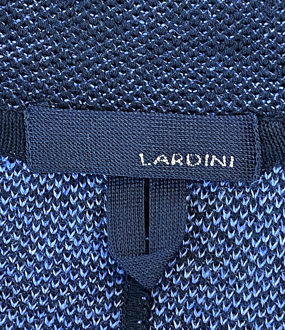 LARDINI テーラードジャケット ブルー コットンリネン JK.530 メンズ