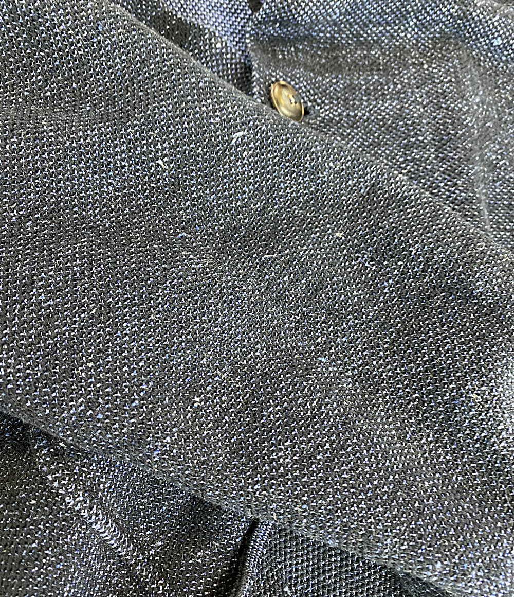 LARDINI テーラードジャケット ブルー コットンリネン JK.530 メンズ