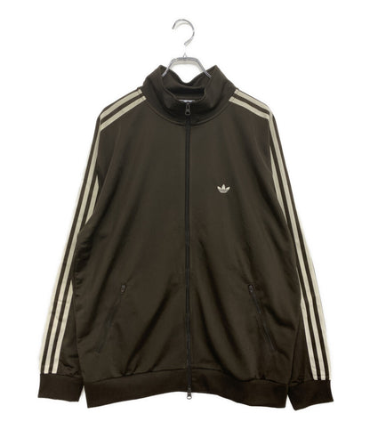 美品 adidas トラックジャケット ブラウン レディース SIZE L アディダス
