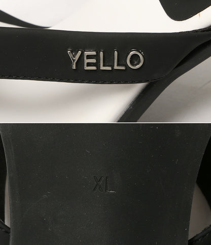 美品 YELLO イエロ ヒールサンダル バイカラー レディース SIZE XL