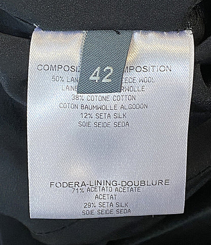 Alexander Mcqueen ベロア ノースリーブ ドレス ブラック ベルベット 2011 レディース SIZE 42 アレキサンダーマックイーン