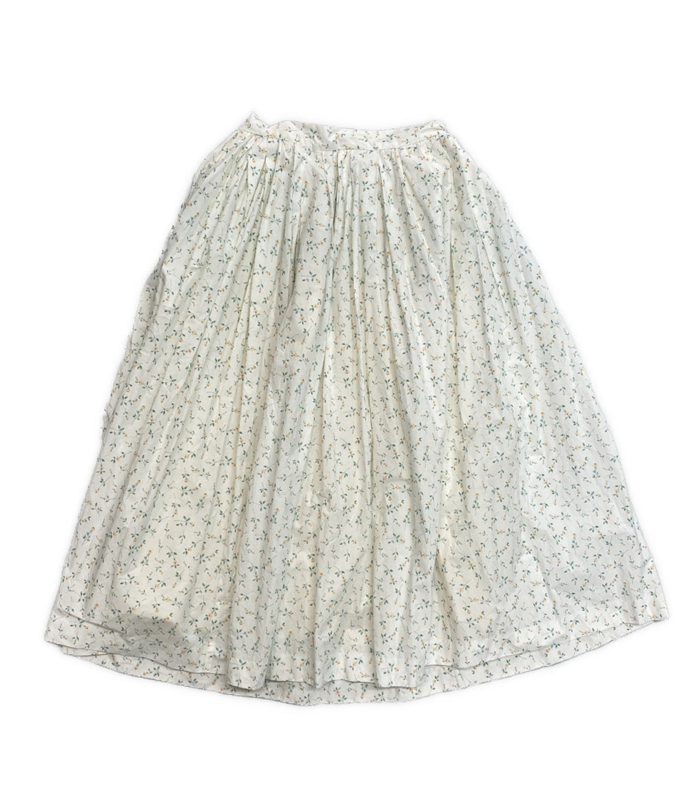 美品 AMOMENTO アモーメント スカート SHIRRING ORGANZA BELT SKIRT