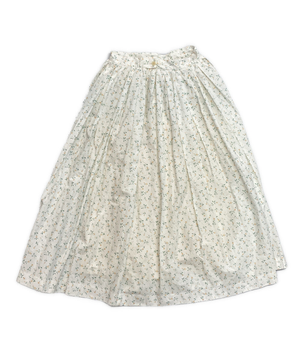 美品 AMOMENTO アモーメント スカート SHIRRING ORGANZA BELT SKIRT