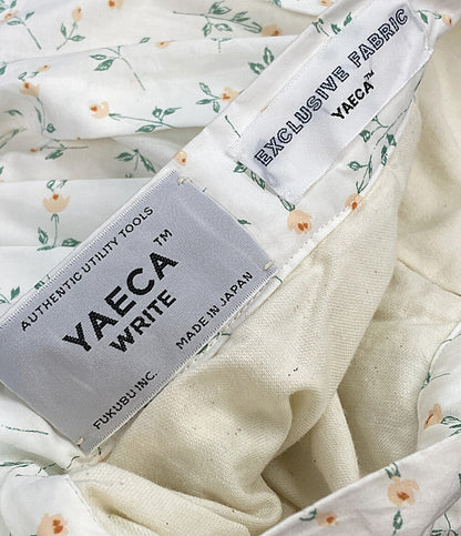 YAECA TUCK SKIRT フラワーパターンボリュームスカート 花柄 レディース SIZE S ヤエカ