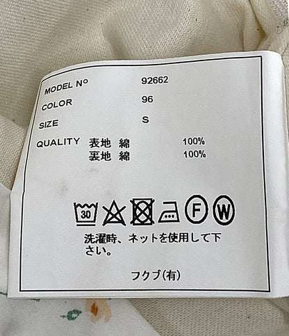 YAECA TUCK SKIRT フラワーパターンボリュームスカート 花柄 レディース SIZE S ヤエカ