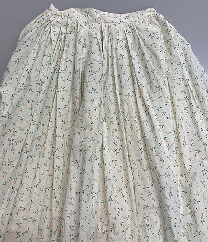 YAECA TUCK SKIRT フラワーパターンボリュームスカート 花柄 レディース SIZE S ヤエカ