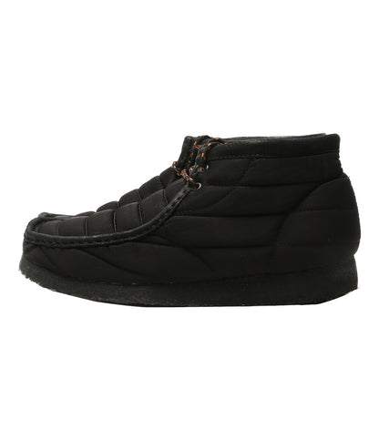 Clarks ワラビーブーツ WALLABEE QUILTED BLK メンズ SIZE UK9 クラークス