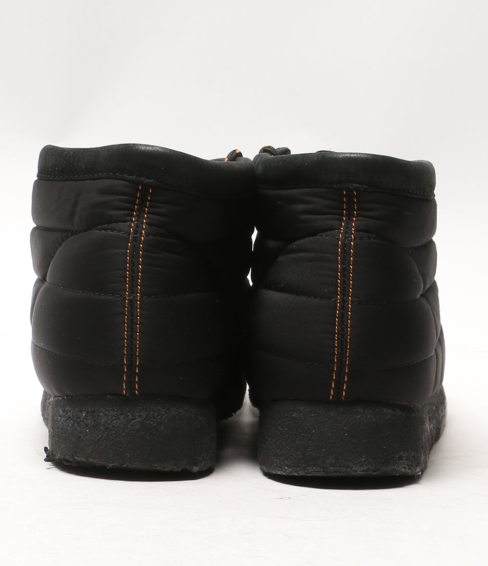 Clarks ワラビーブーツ WALLABEE QUILTED BLK メンズ SIZE UK9 クラークス