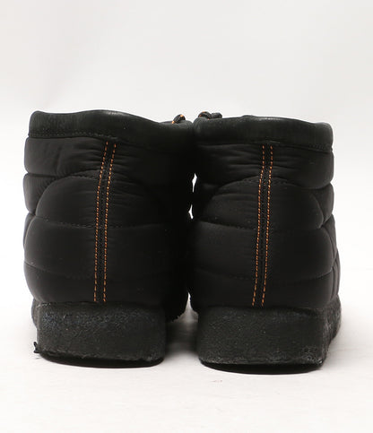 Clarks ワラビーブーツ WALLABEE QUILTED BLK メンズ SIZE UK9 クラークス