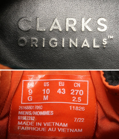 Clarks ワラビーブーツ WALLABEE QUILTED BLK メンズ SIZE UK9 クラークス