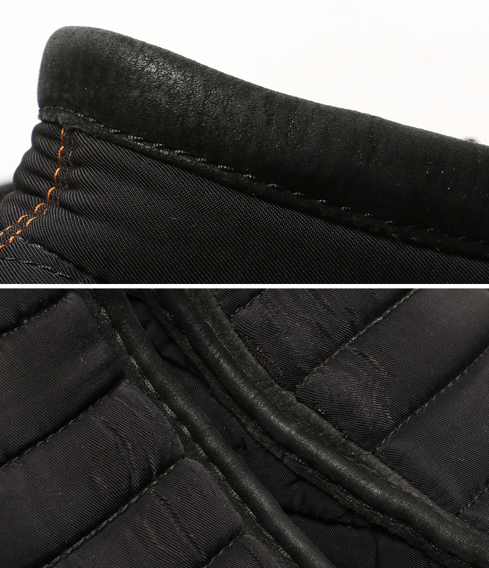Clarks ワラビーブーツ WALLABEE QUILTED BLK メンズ SIZE UK9 クラークス